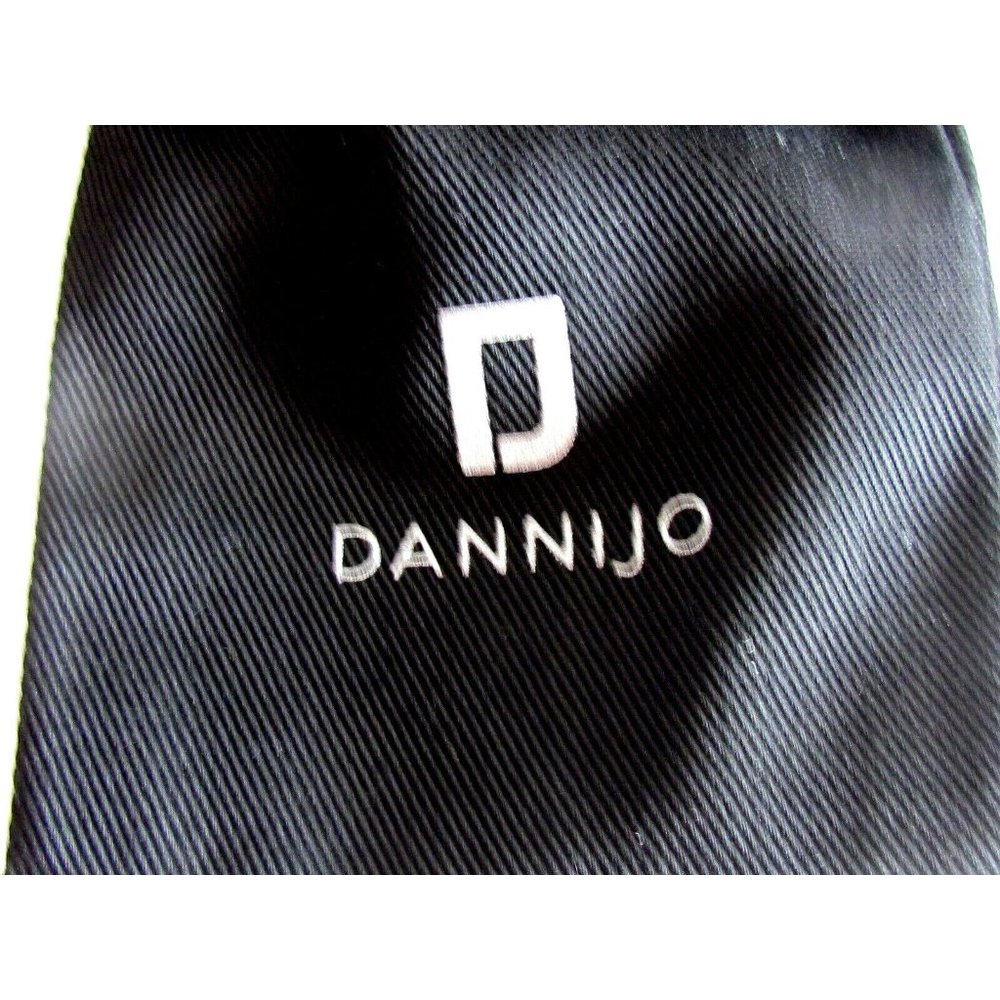 Dannijo Elvis Silver Plated Red Enamel Crystal Oval Designer Pierced Earring's - Picture 13 of 15